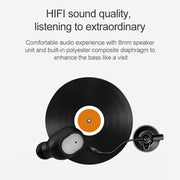Q2 TWS Bluetooth 5.0 Binaural Stereo Wireless Sports Bluetooth Earphone(White)