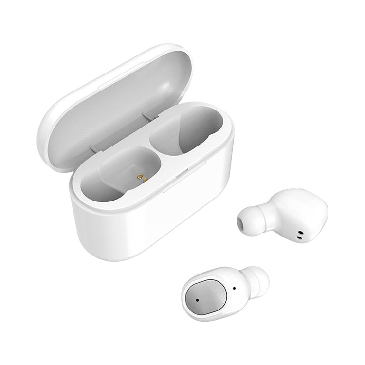 Q3 TWS Bluetooth 5.0 Binaural Stereo Automatic Matching Wireless Bluetooth Earphone(White)