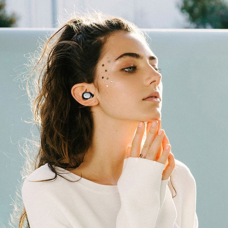 Q3 TWS Bluetooth 5.0 Binaural Stereo Automatic Matching Wireless Bluetooth Earphone(White)