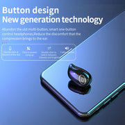 V21 Mini Single Ear Stereo Bluetooth V5.0 Wireless Earphones with Charging Box(White)
