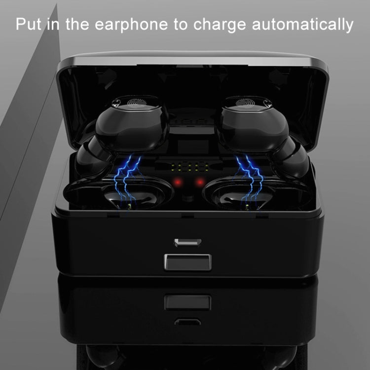 G10 TWS Bluetooth 5.0 Wireless Bluetooth Earphone with Charging Box, Support Digital Display & HD Call & Power Bank(Blue)