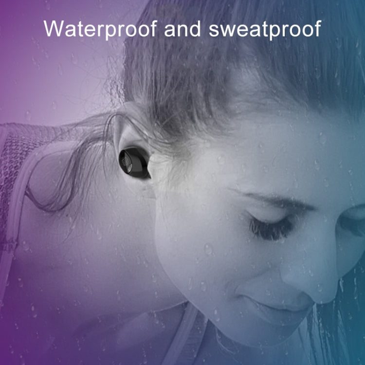 G10 TWS Bluetooth 5.0 Wireless Bluetooth Earphone with Charging Box, Support Digital Display & HD Call & Power Bank(White)