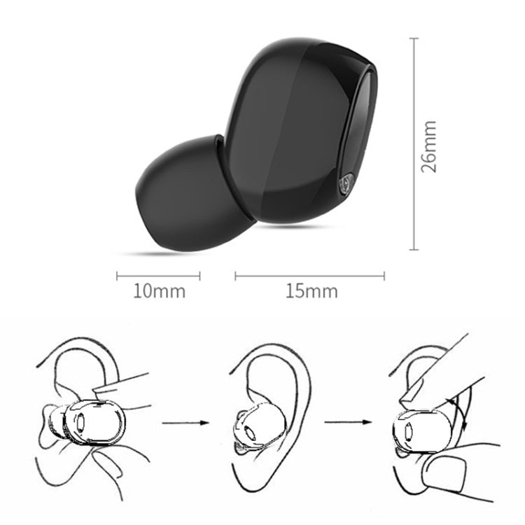 G10 TWS Bluetooth 5.0 Wireless Bluetooth Earphone with Charging Box, Support Digital Display & HD Call & Power Bank(White)