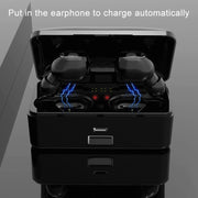 G10 TWS Bluetooth 5.0 Wireless Bluetooth Earphone with Charging Box, Support Digital Display & HD Call & Power Bank(White)