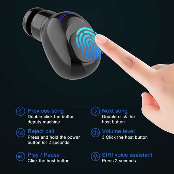 W12 IPX6 Water-resistant Bluetooth 5.0 Touch Wireless Bluetooth Earphone with Charging Box, Support Power Digital Display & Breathing Light Bar & HD Call & Power Bank (White)