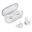TWS-4 IPX5 Waterproof Bluetooth 5.0 Touch Wireless Bluetooth Earphone with Charging Box, Support HD Call & Voice Prompts(White) - TWS Earphone by PMC TechLife | Online Shopping South Africa | PMC TechLife
