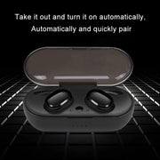 TWS-4 IPX5 Water-resistant Bluetooth 5.0 Touch Wireless Bluetooth Earphone with Charging Box, Support HD Call & Voice Prompts(White)