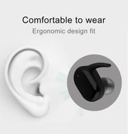 TWS-4 IPX5 Water-resistant Bluetooth 5.0 Touch Wireless Bluetooth Earphone with Charging Box, Support HD Call & Voice Prompts(White)