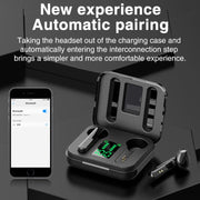 P100pro TWS Bluetooth 5.0 Touch Wireless Bluetooth Earphone with Charging Box & LED Smart Digital Display, Support Siri & Call(White)