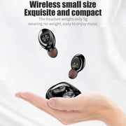 XG-8 TWS Digital Display Touch Bluetooth Earphone with Magnetic Charging Box(Pink)
