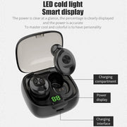 XG-8 TWS Digital Display Touch Bluetooth Earphone with Magnetic Charging Box(Blue)