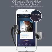 J2 Bluetooth 4.2 Binaural Hanging Type Wireless Sports Bluetooth Earphone, Built-in Memory (Silver)