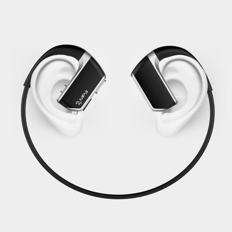 J2 Bluetooth 4.2 Binaural Hanging Type Wireless Sports Bluetooth Earphone, Built-in Memory (Silver)