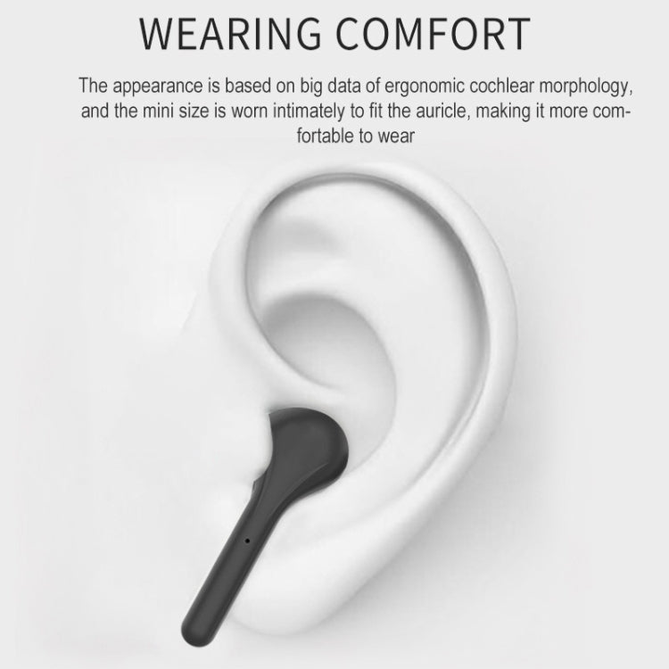 K88 Bluetooth 5.0 TWS Touch Binaural Wireless Stereo Sports Bluetooth Earphone with Charging Box(Black)