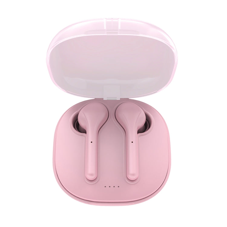 K88 Bluetooth 5.0 TWS Touch Binaural Wireless Stereo Sports Bluetooth Earphone with Charging Box(Pink)