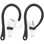 For AirPods 1 / 2 / Pro Anti-lost Silicone Earphone Ear-hook(Black)