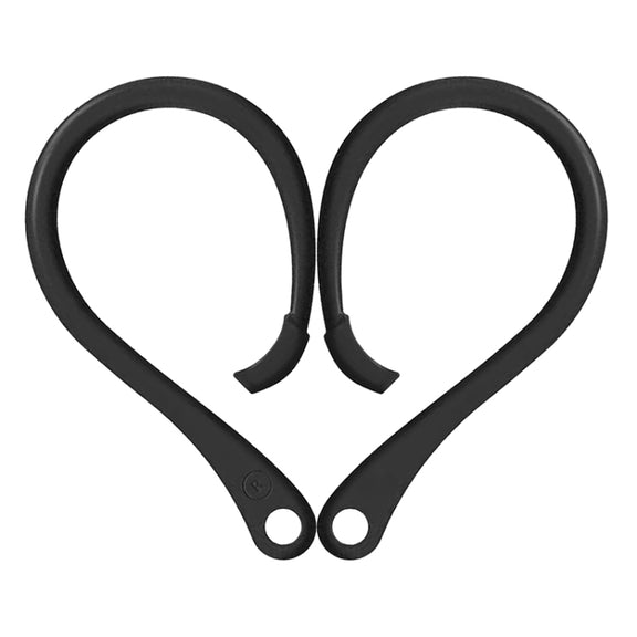 For AirPods 1 / 2 / Pro Anti-lost Silicone Earphone Ear-hook(Black)