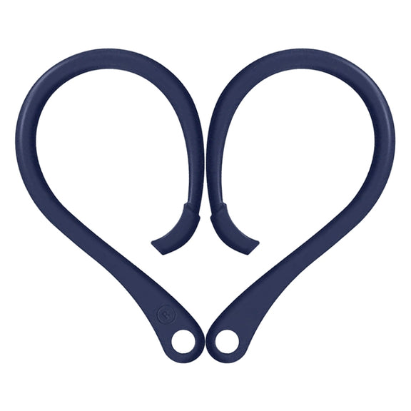 For AirPods 1 / 2 / Pro Anti-lost Silicone Earphone Ear-hook(Dark Blue)