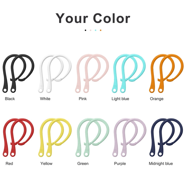 For AirPods 1 / 2 / Pro Anti-lost Silicone Earphone Ear-hook(Pink)