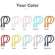 For AirPods 1 / 2 / Pro Anti-lost Silicone Earphone Ear-hook(Pink)
