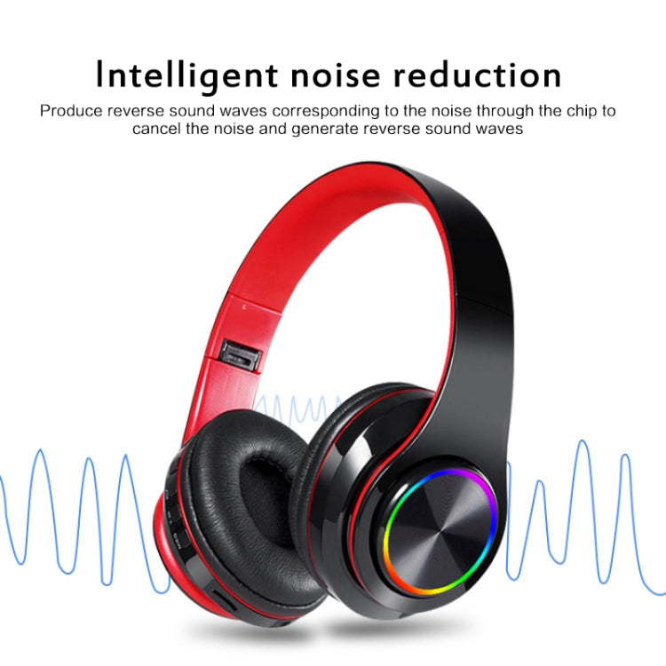 B39 Wireless Bluetooth V5.0 Headset (Red)