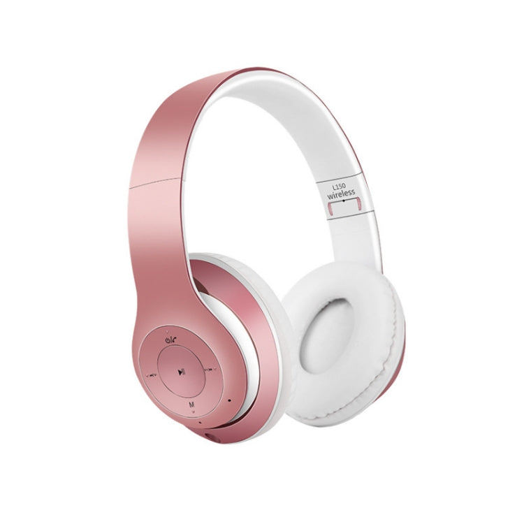 L150 Wireless Bluetooth V5.0 Headset (Rose Gold)