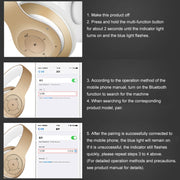 L150 Wireless Bluetooth V5.0 Headset (Rose Gold)