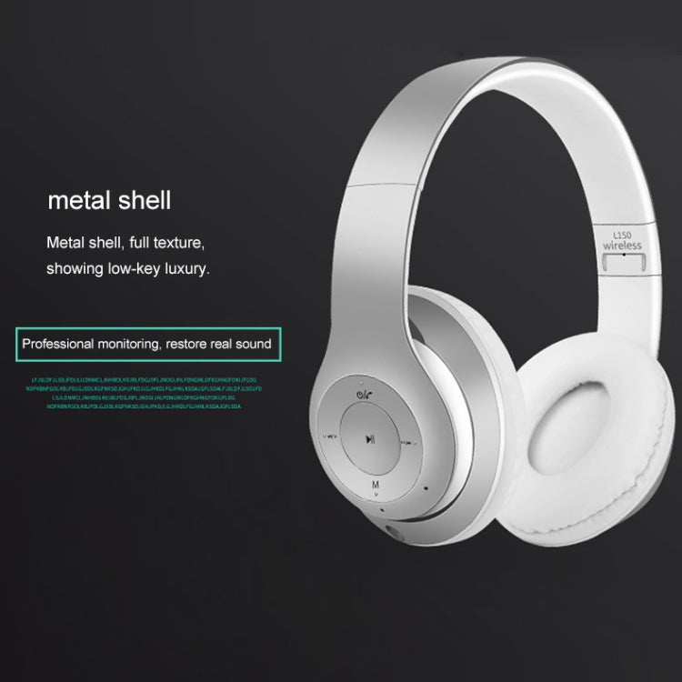L150 Wireless Bluetooth V5.0 Headset (Silver)