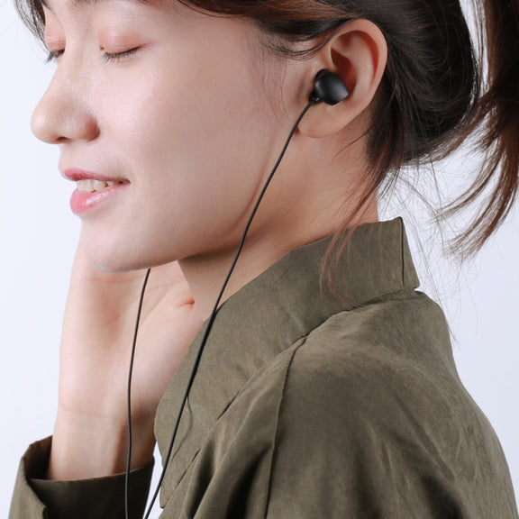 REMAX RM-550 3.5mm Gold Pin In-Ear Stereo Music Earphone with Wire Control + MIC, Support Hands-free (White)