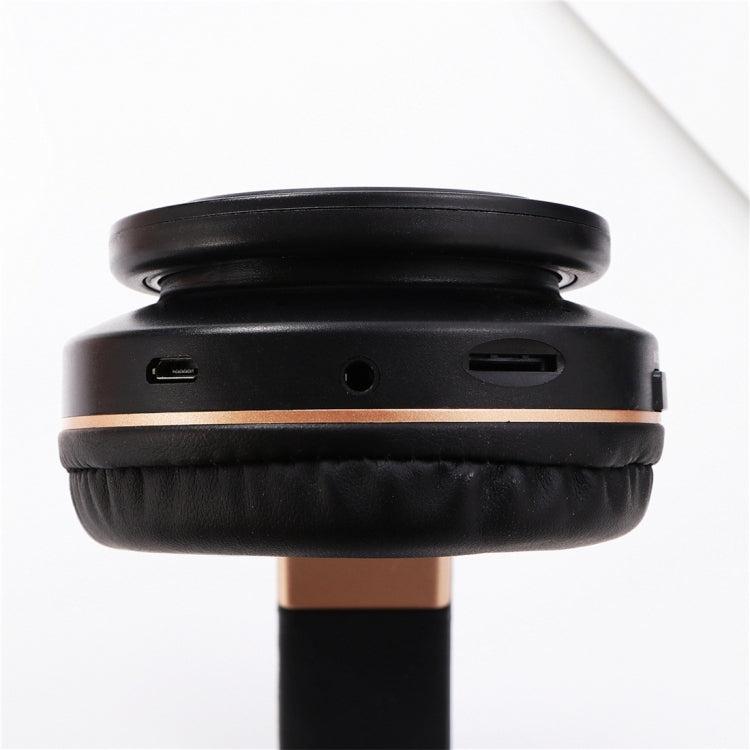 A1 Bluetooth 4.2 Candy Color Super Base Bluetooth Headphone, Support Music Play & Switching & Volume Control & Answer(Black)