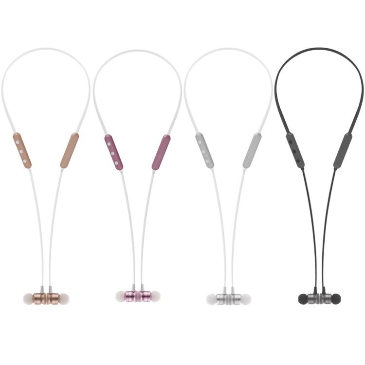 BT-890 Bluetooth 4.2 Hanging Neck Design Bluetooth Headset, Support Music Play & Switching & Volume Control & Answer(Black)