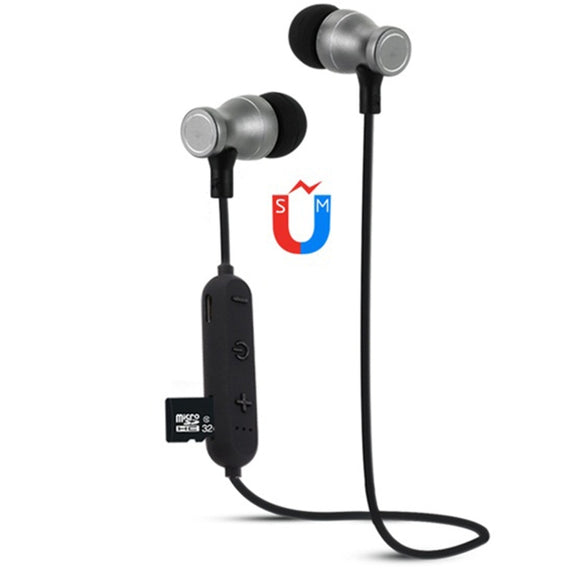 F11 Bluetooth 4.2 Hanging Neck Design Bluetooth Headset, Support Music Play & Switching & Volume Control & Answer(Black)