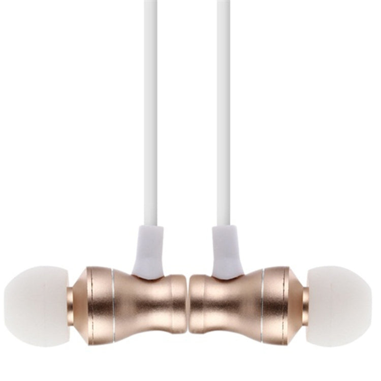 F11 Bluetooth 4.2 Hanging Neck Design Bluetooth Headset, Support Music Play & Switching & Volume Control & Answer(Gold)