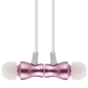 F11 Bluetooth 4.2 Hanging Neck Design Bluetooth Headset, Support Music Play & Switching & Volume Control & Answer(Rose Gold)