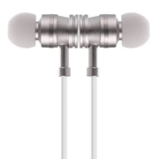 F3 Bluetooth 4.2 Hanging Neck Design Bluetooth Headset, Support Music Play & Switching & Volume Control & Answer(Silver)