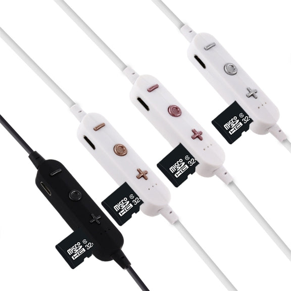 F15 Bluetooth 4.2 Hanging Neck Design Bluetooth Headset, Support Music Play & Switching & Volume Control & Answer(Silver)