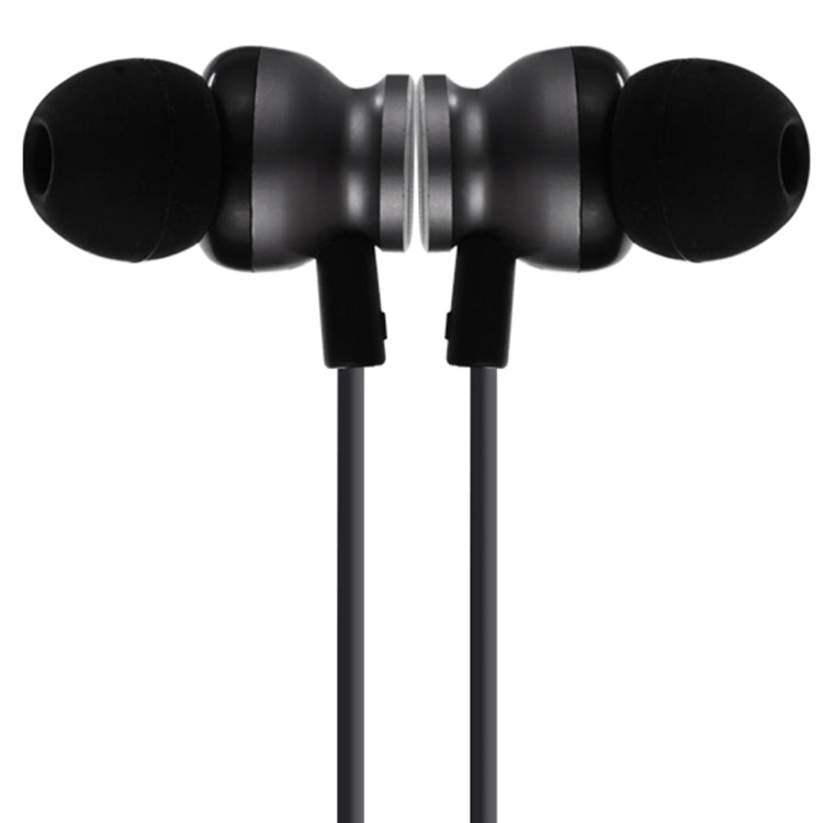 F17 Bluetooth 4.2 Hanging Neck Design Bluetooth Headset, Support Music Play & Switching & Volume Control & Answer(Black)