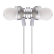 F17 Bluetooth 4.2 Hanging Neck Design Bluetooth Headset, Support Music Play & Switching & Volume Control & Answer(Silver)