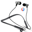 F106 Bluetooth 4.2 Hanging Neck Design Bluetooth Headset, Support Music Play & Switching & Volume Control & Answer(Black) - Neck-mounted Earphone by PMC TechLife | Online Shopping South Africa | PMC TechLife