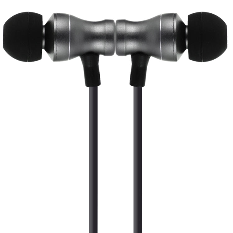 F106 Bluetooth 4.2 Hanging Neck Design Bluetooth Headset, Support Music Play & Switching & Volume Control & Answer(Black)