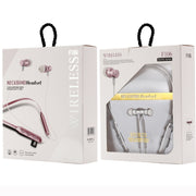 F106 Bluetooth 4.2 Hanging Neck Design Bluetooth Headset, Support Music Play & Switching & Volume Control & Answer(Silver)