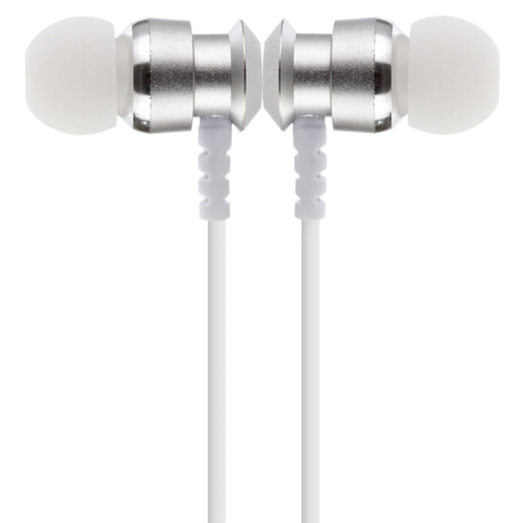 F108 Bluetooth 4.2 Hanging Neck Design Bluetooth Headset, Support Music Play & Switching & Volume Control & Answer(Silver)