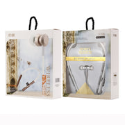F108 Bluetooth 4.2 Hanging Neck Design Bluetooth Headset, Support Music Play & Switching & Volume Control & Answer(Silver)