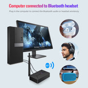 TX13 3 in 1 Portable Bluetooth 5.0 Digital Optical Coaxial Audio Transmitter with 3.5mm Jack for Bluetooth Speaker / Headset