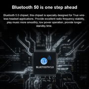 Q83 Wireless Ear-mounted Sports Bluetooth Earphone with Charging Box, Supports Three-screen LED Power Display & Power Bank