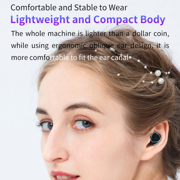 M10 Bluetooth 5.1 TWS Digital Display Wireless Bluetooth Earphone with Charging Box, Support Touch & Siri & Battery Display(Green)