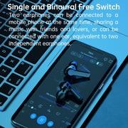 M19 Bluetooth 5.1 TWS Digital Display Wireless Bluetooth Earphone with Charging Box, Support Touch & Siri & Battery Display (Black)