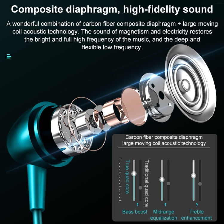 M61 Bluetooth 5.1 Business Sport Magnetic Metal Stereo Neck-mounted Bluetooth Earphone(Navy Blue)