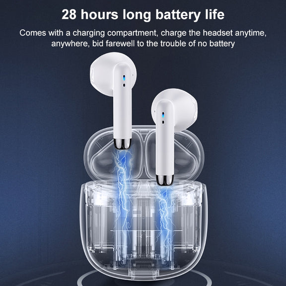USAMS-IA04 Zero Sense Series Wireless Bluetooth 5.0 Mini TWS Earphone with Charging Box (Black)