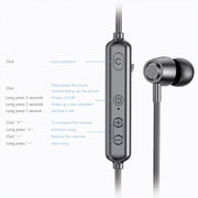 A10 Bluetooth 5.0 Neck-mounted Sport Wireless Bluetooth Earphone (Red)